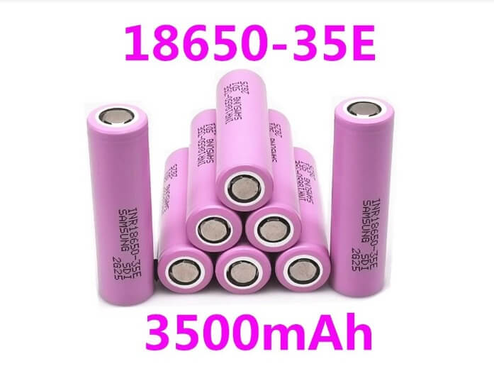 Аккумулятор 18650 Samsung 3500 мАч (INR18650-35E), Li-ion 3,7В, 8А