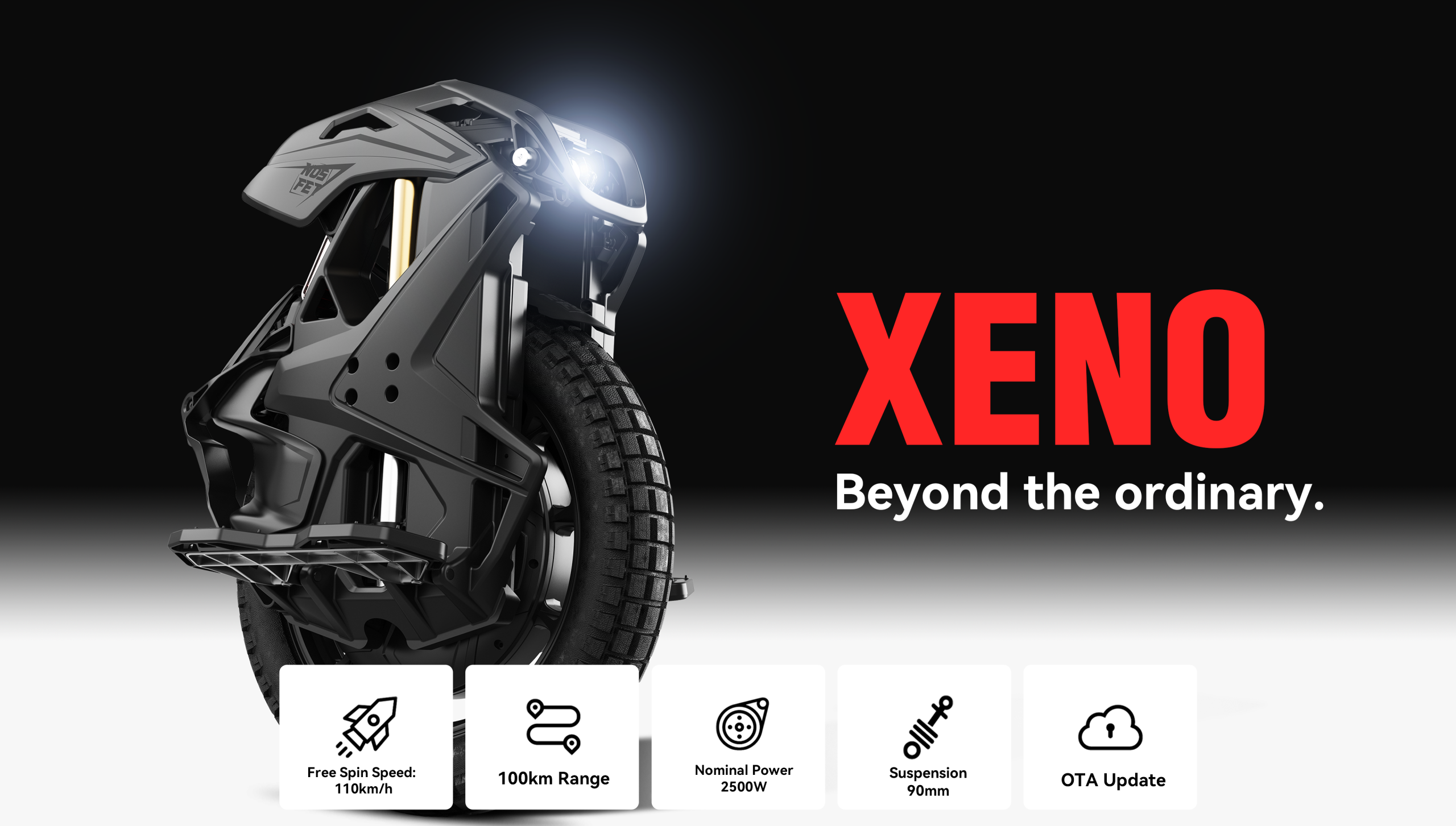 Моноколесо Nosfet Xeno 2200 Вт·ч 2026